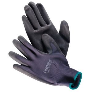 NEW 3 Dozen sets FLEX TECH Y9277 Gray Size Medium 8 Poly work Gloves